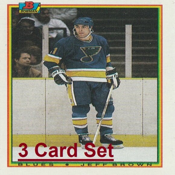 Jeff Brown Hockey Card Collection - Picture 1 of 4